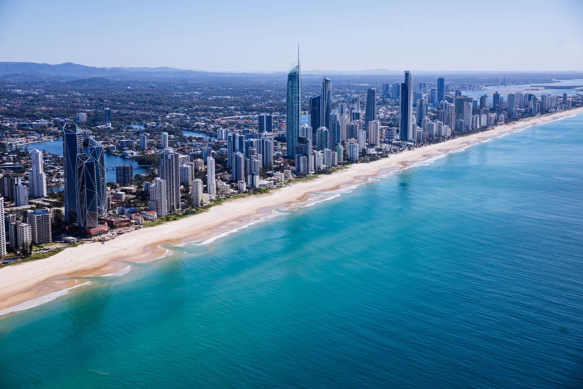 Gold Coast skyline at golden hour — best Day Spa Gold Coast 2026 guide